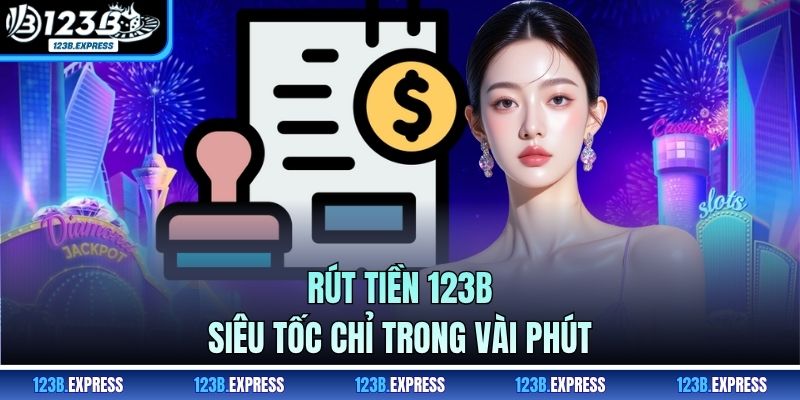 Rút tiền 123B siêu tốc chỉ trong vài phút
